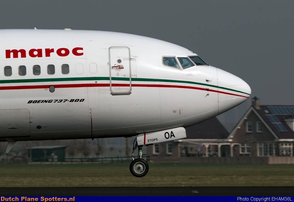CN-ROA Boeing 737-800 Royal Air Maroc by EHAM36L