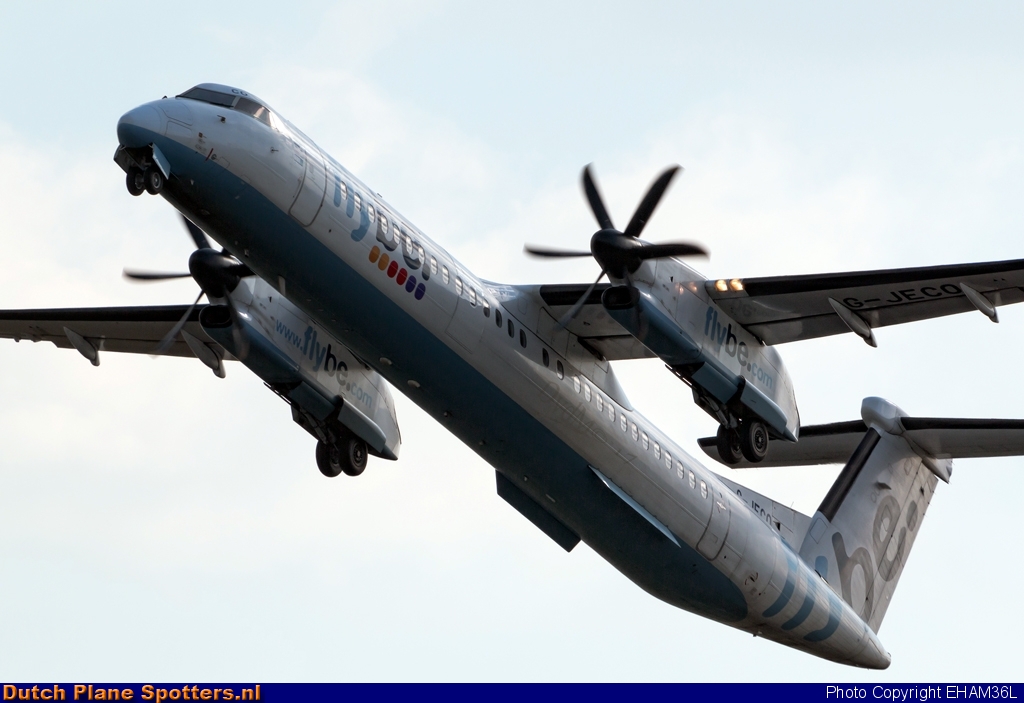 G-JECO Bombardier Dash 8-Q400 Flybe by EHAM36L