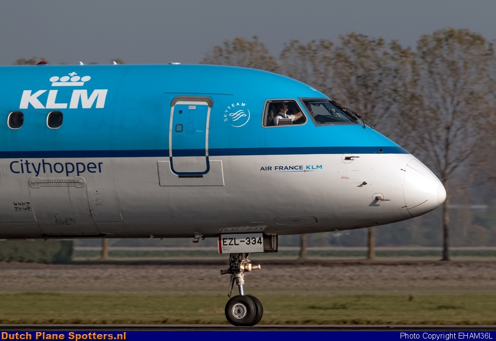 PH-EZL Embraer 190 KLM Cityhopper by EHAM36L