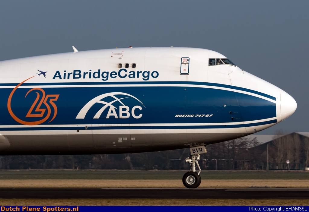 VQ-BVR Boeing 747-8 AirBridgeCargo by EHAM36L