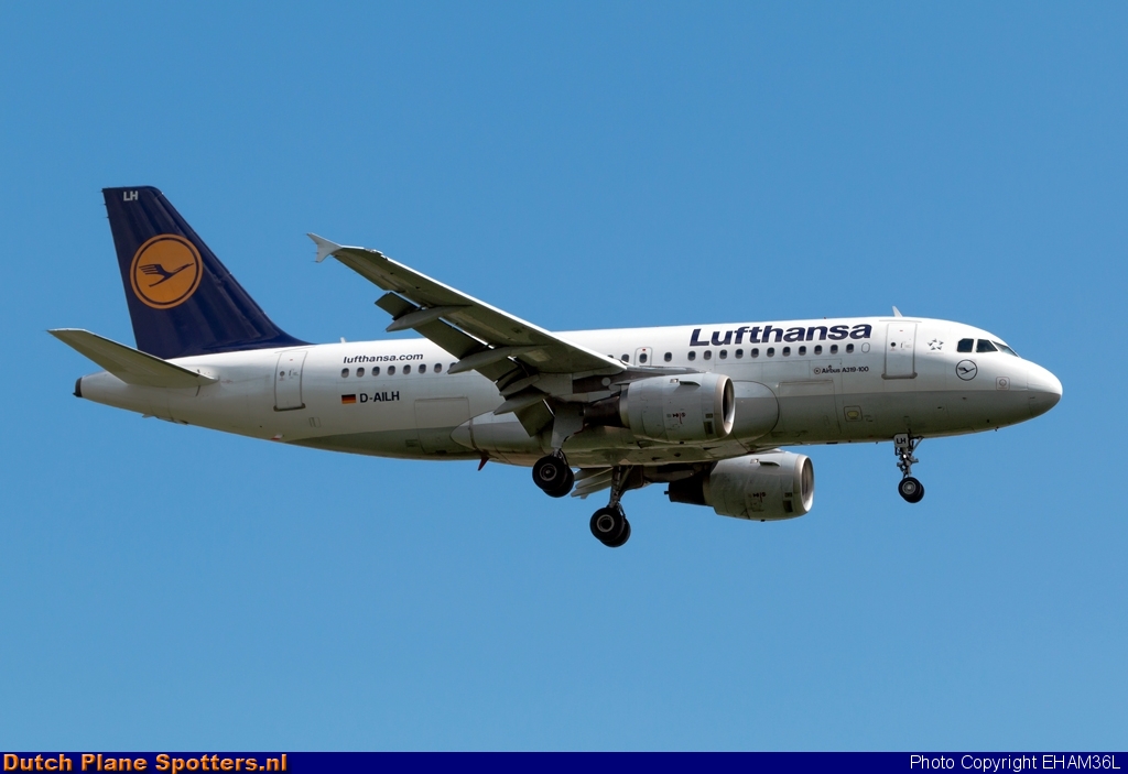 D-AILH Airbus A319 Lufthansa by EHAM36L