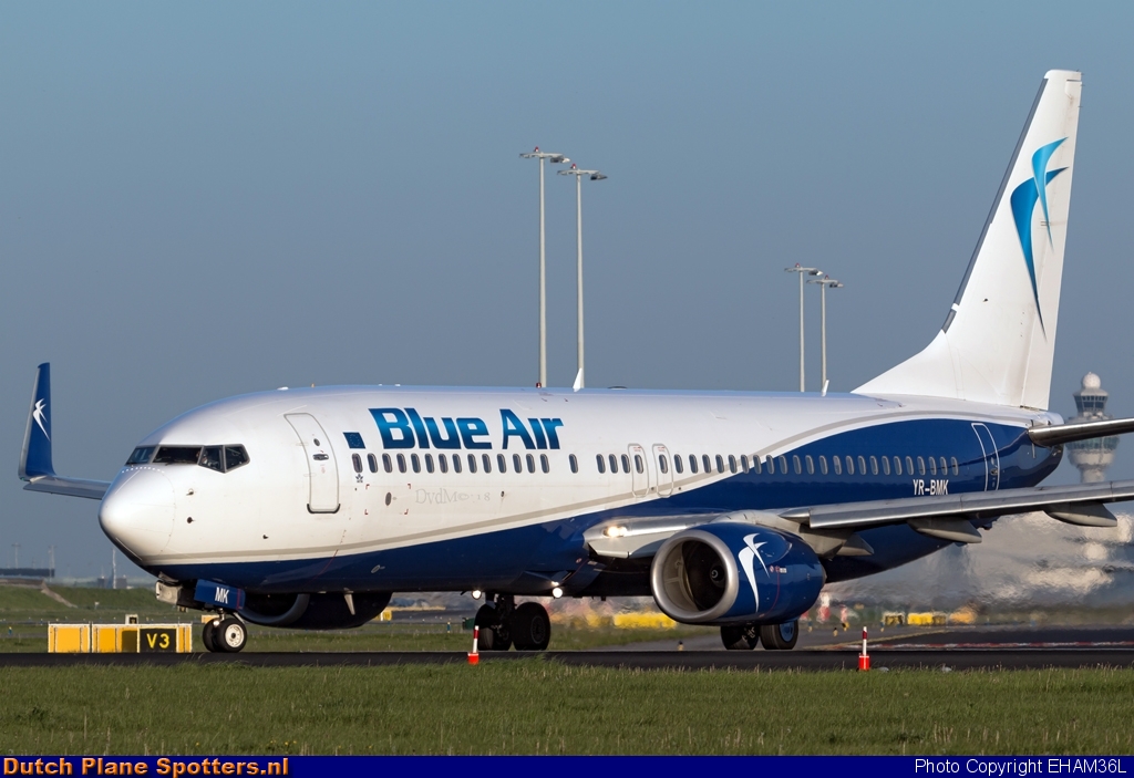 YR-BMK Boeing 737-800 Blue Air (LOT Polish Airlines) by EHAM36L