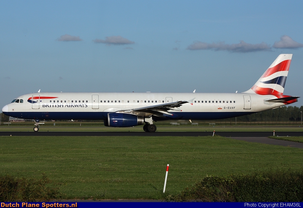 G-EUXF Airbus A321 British Airways by EHAM36L