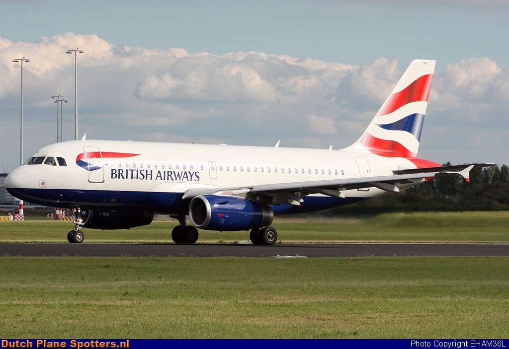 G-EUPZ Airbus A319 British Airways by EHAM36L