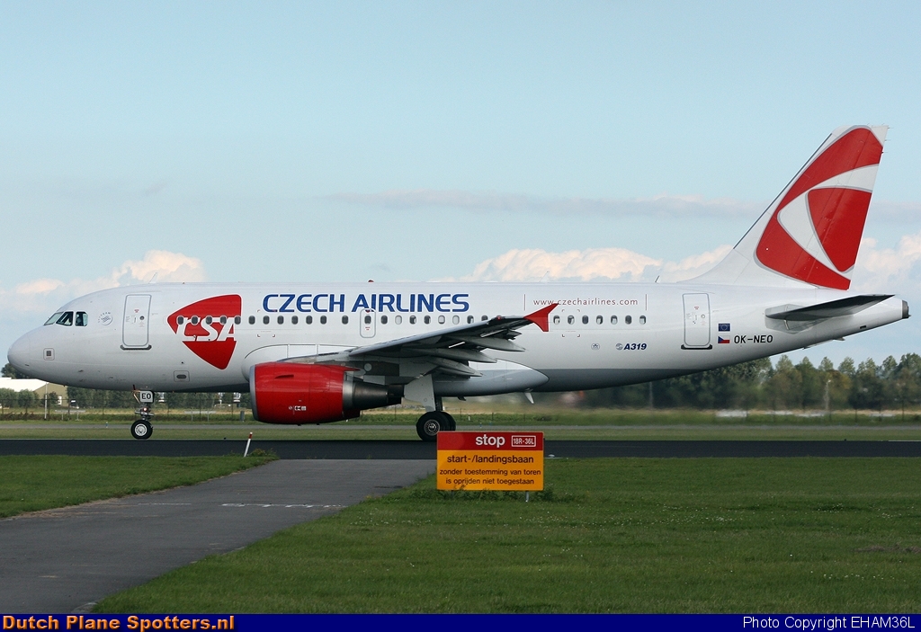 OK-NEO Airbus A319 CSA Czech Airlines by EHAM36L