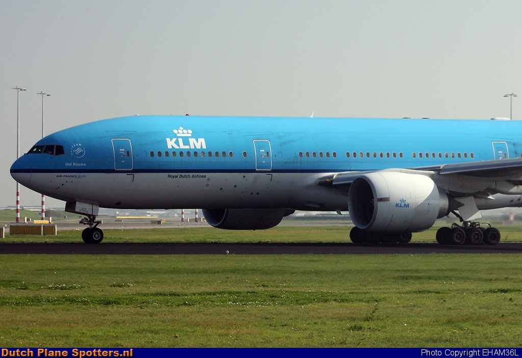 PH-BQO Boeing 777-200 KLM Royal Dutch Airlines by EHAM36L