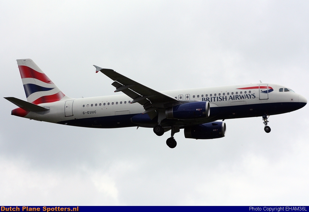 G-EUUC Airbus A320 British Airways by EHAM36L