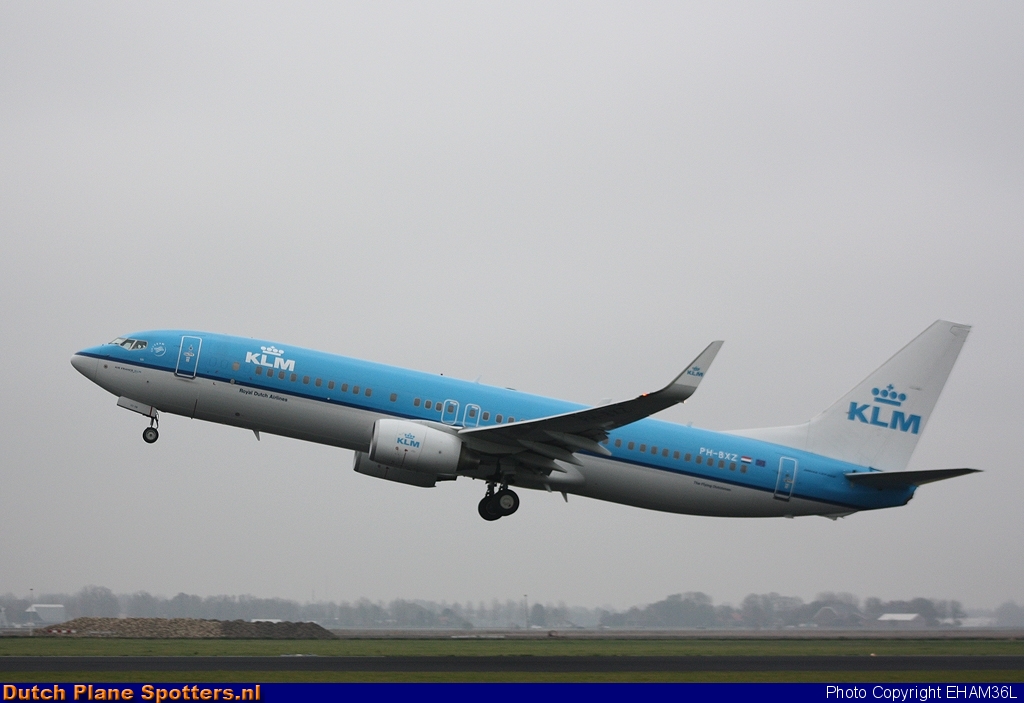 PH-BXZ Boeing 737-800 KLM Royal Dutch Airlines by EHAM36L