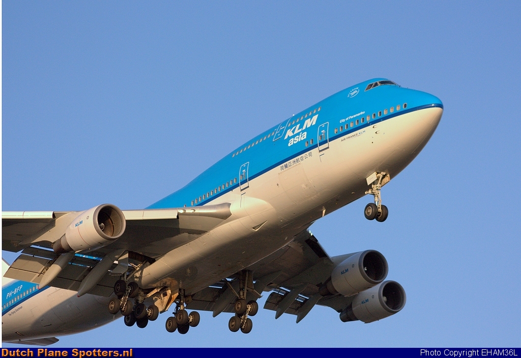 PH-BFP Boeing 747-400 KLM Asia by EHAM36L