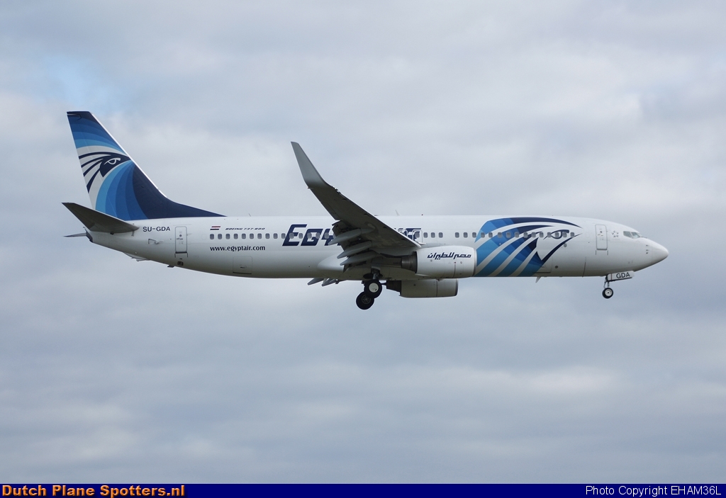 SU-GDA Boeing 737-800 Egypt Air by EHAM36L