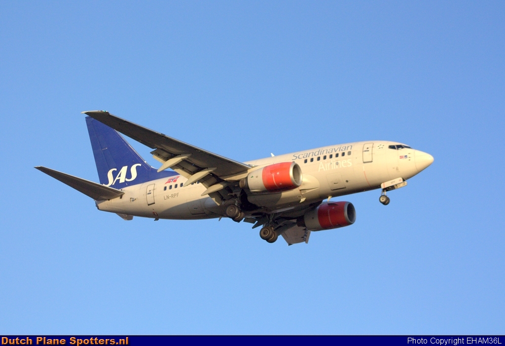 LN-RPF Boeing 737-600 SAS Scandinavian Airlines by EHAM36L