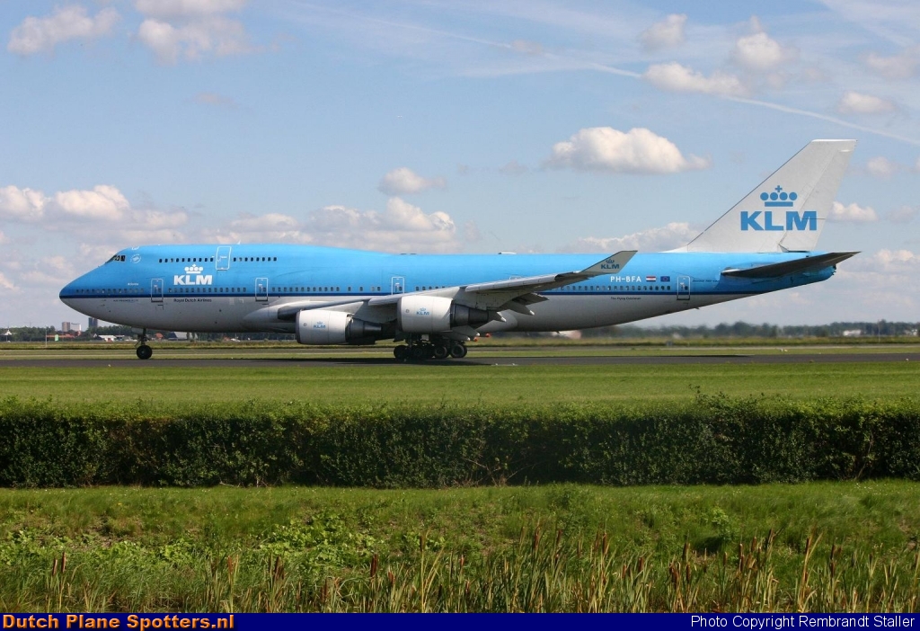 PH-BFA Boeing 747-400 KLM Royal Dutch Airlines by Rembrandt Staller