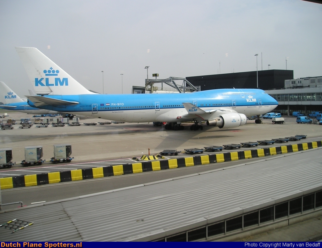 PH-BFO Boeing 747-400 KLM Royal Dutch Airlines by Marty van Bedaff