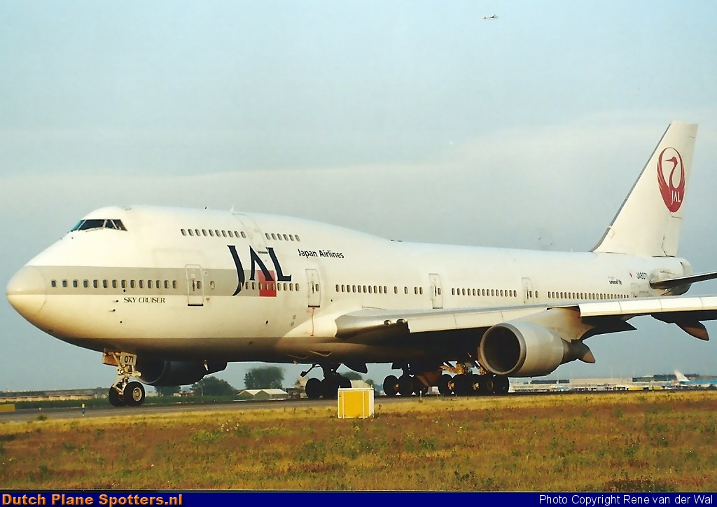 JA8071 Boeing 747-400 JAL - Japan Airlines by Rene van der Wal