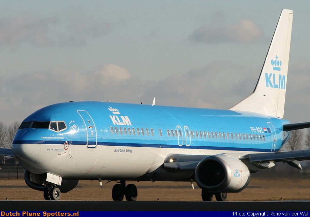 PH-BDZ Boeing 737-400 KLM Royal Dutch Airlines by Rene van der Wal