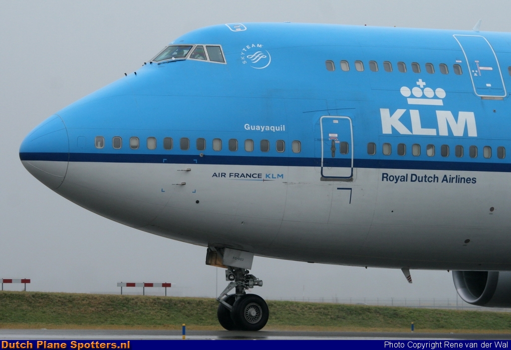 PH-BFG Boeing 747-400 KLM Royal Dutch Airlines by Rene van der Wal
