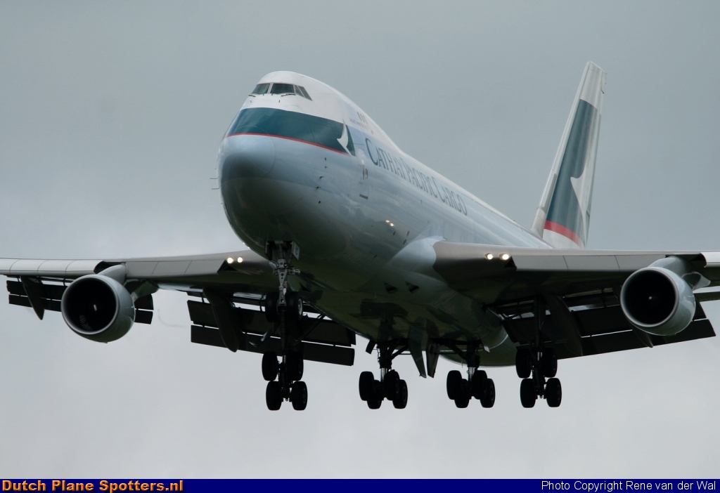 B-LIC Boeing 747-400 Cathay Pacific Cargo by Rene van der Wal