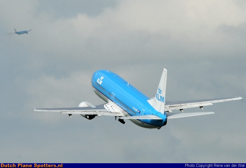 PH-BDW Boeing 737-400 KLM Royal Dutch Airlines by Rene van der Wal