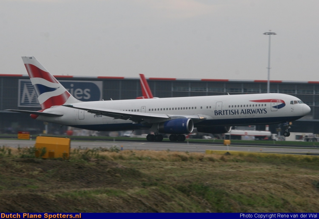 G-BZHB Boeing 767-300 British Airways by Rene van der Wal