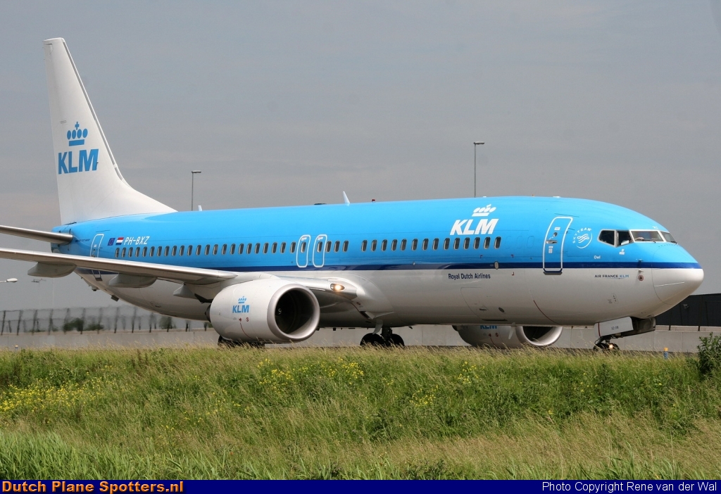 PH-BXZ Boeing 737-800 KLM Royal Dutch Airlines by Rene van der Wal