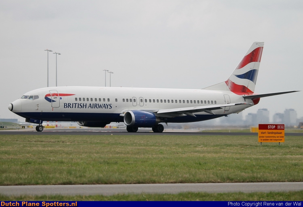 G-DOCT Boeing 737-400 British Airways by Rene van der Wal