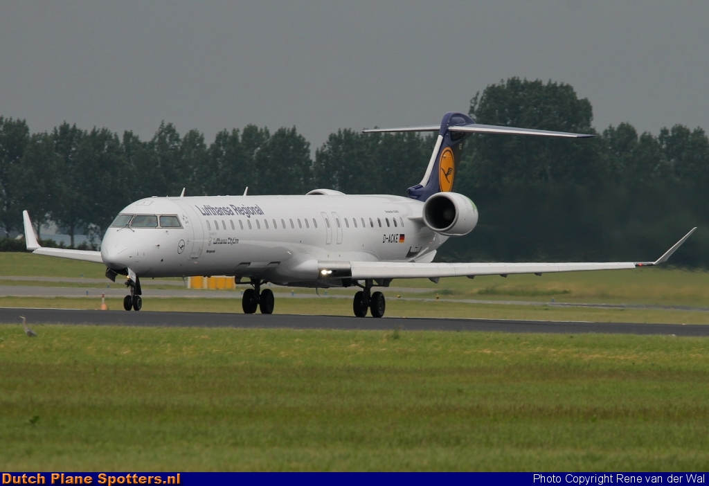 D-ACKE Bombardier Canadair CRJ900 CityLine (Lufthansa Regional) by Rene van der Wal