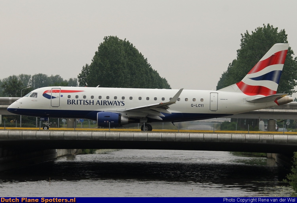 G-LCYI Embraer 170 BA CityFlyer (British Airways) by Rene van der Wal