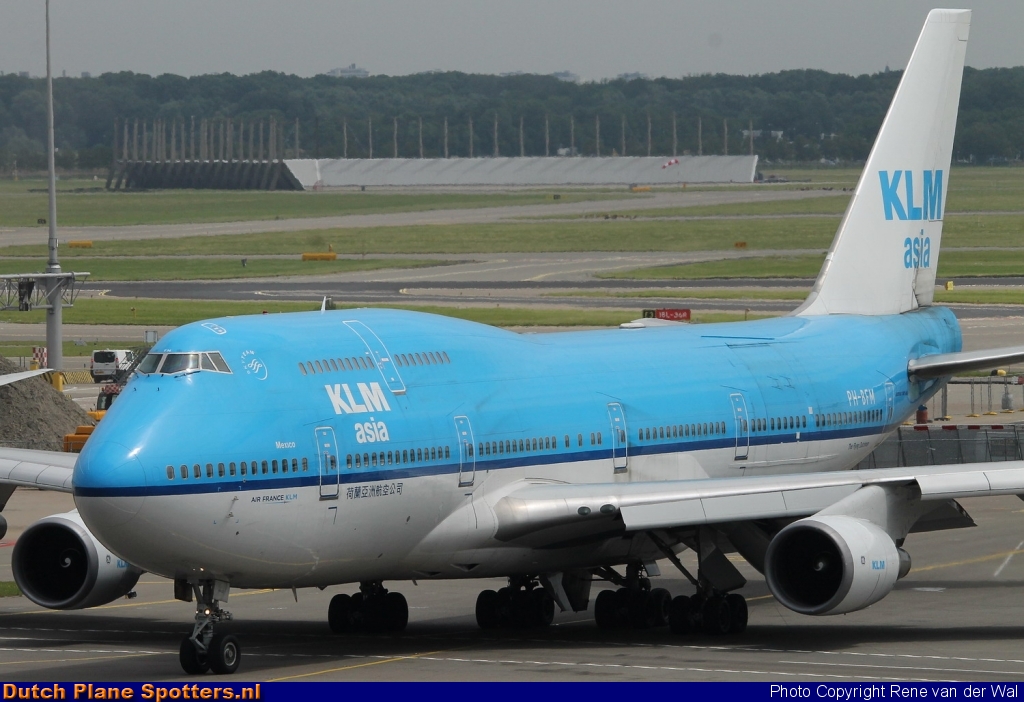 PH-BFM Boeing 747-400 KLM Asia by Rene van der Wal