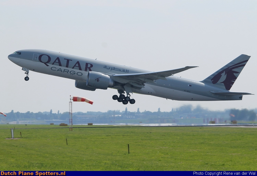 A7-BFC Boeing 777-F Qatar Airways Cargo by Rene van der Wal