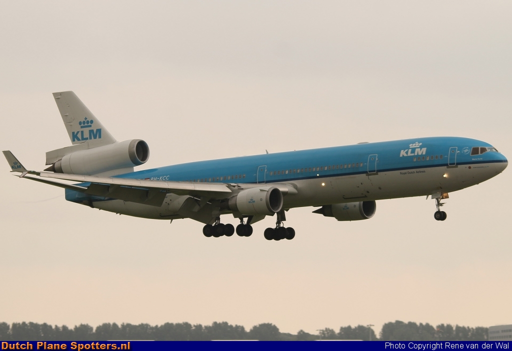 PH-KCC McDonnell Douglas MD-11 KLM Royal Dutch Airlines by Rene van der Wal