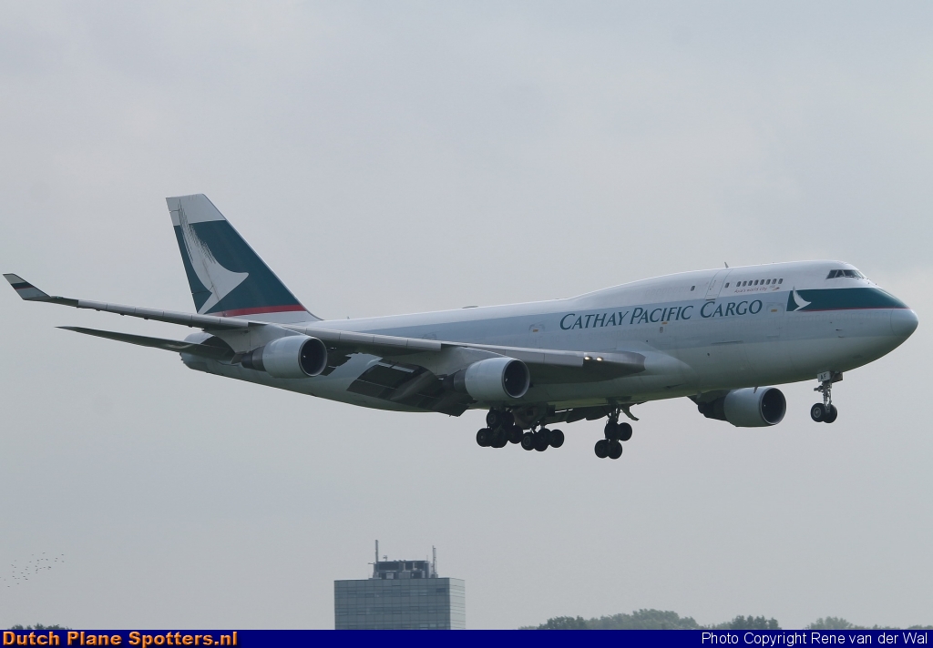 B-KAF Boeing 747-400 Cathay Pacific Cargo by Rene van der Wal