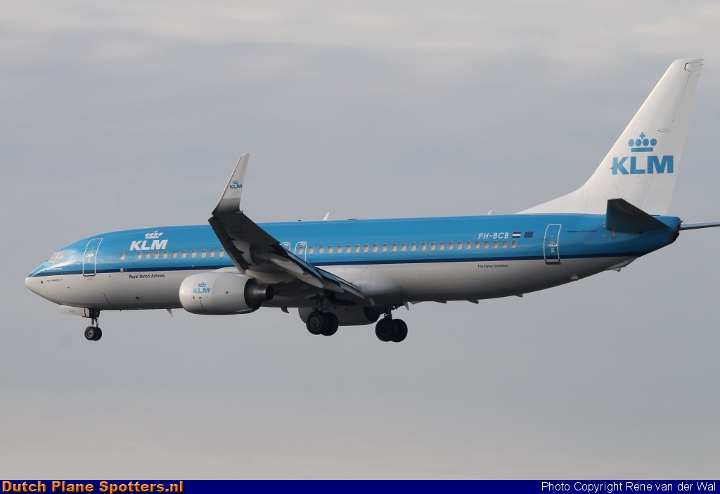 PH-BCB Boeing 737-800 KLM Royal Dutch Airlines by Rene van der Wal