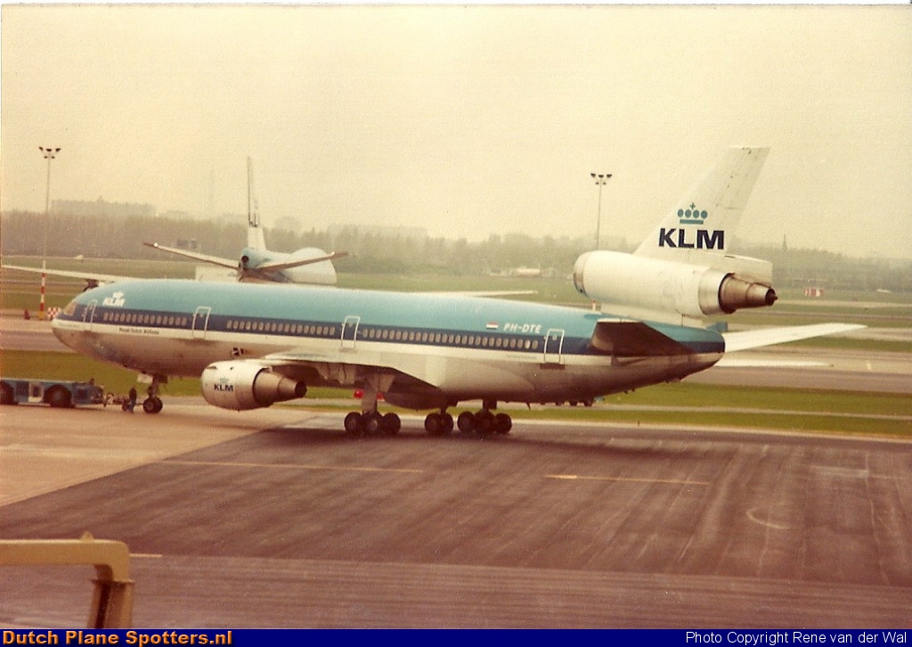 PH-DTE McDonnell Douglas DC-10 KLM Royal Dutch Airlines by Rene van der Wal