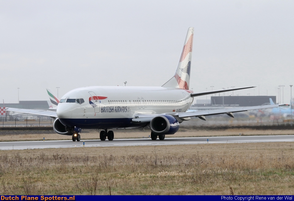 G-DOCY Boeing 737-400 British Airways by Rene van der Wal