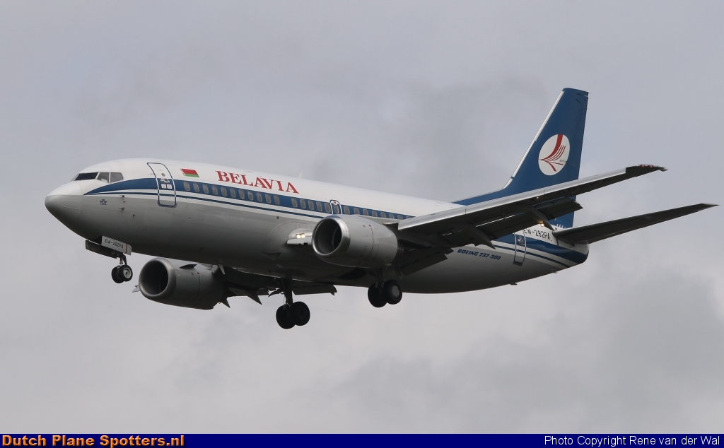 EW-282PA Boeing 737-300 Belavia Belarusian Airlines by Rene van der Wal