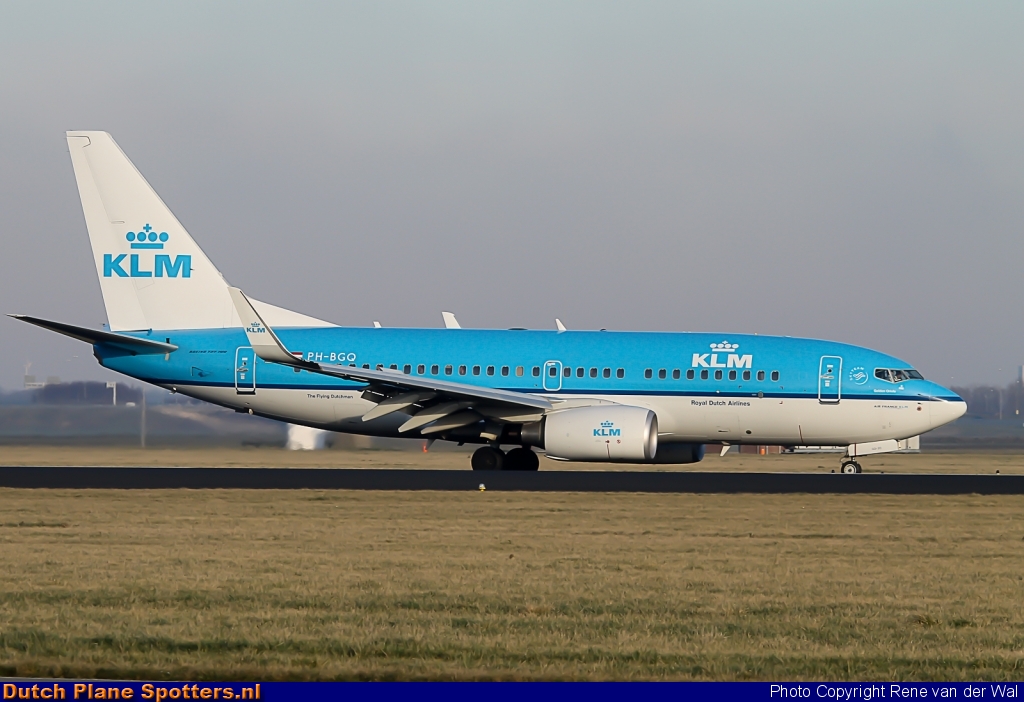 PH-BGQ Boeing 737-700 KLM Royal Dutch Airlines by Rene van der Wal