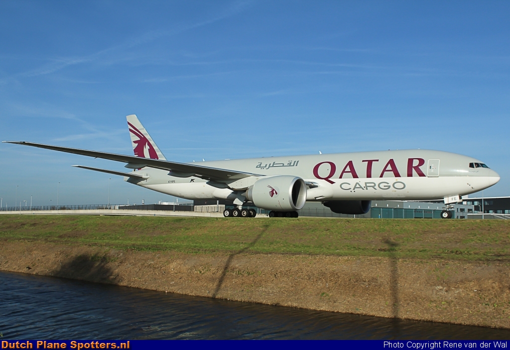 A7-BFE Boeing 777-F Qatar Airways Cargo by Rene van der Wal