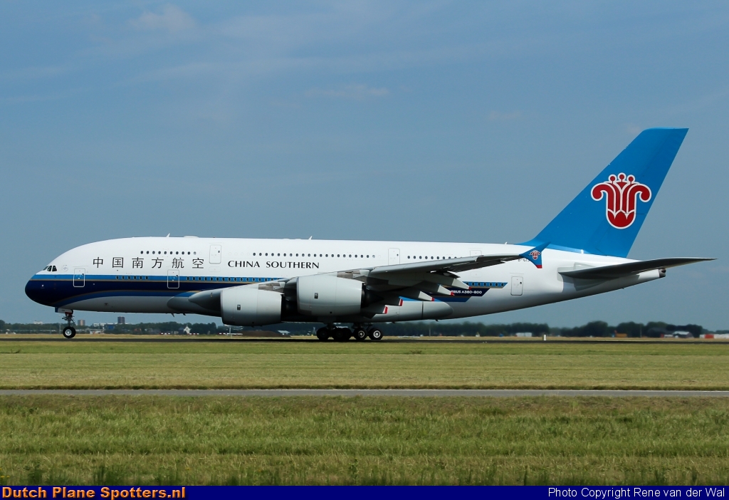 B-6137 Airbus A380-800 China Southern by Rene van der Wal