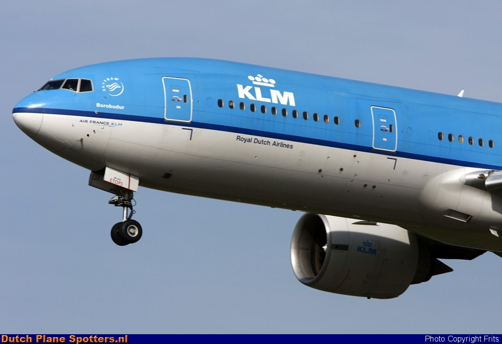 PH-BQB Boeing 777-200 KLM Royal Dutch Airlines by Frits