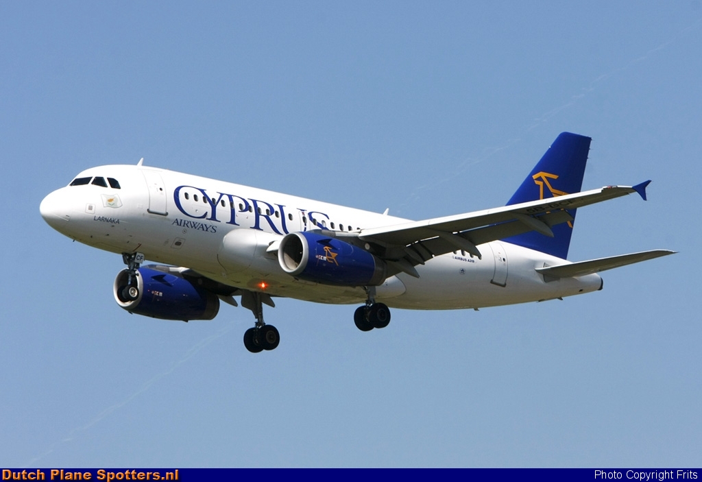 5B-DCF Airbus A319 Cyprus Airways by Frits