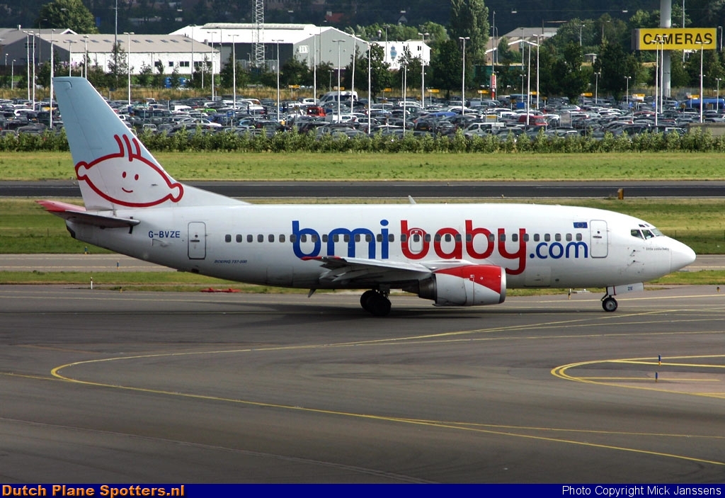 G-BVZE Boeing 737-500 BMI Baby by Mick Janssens