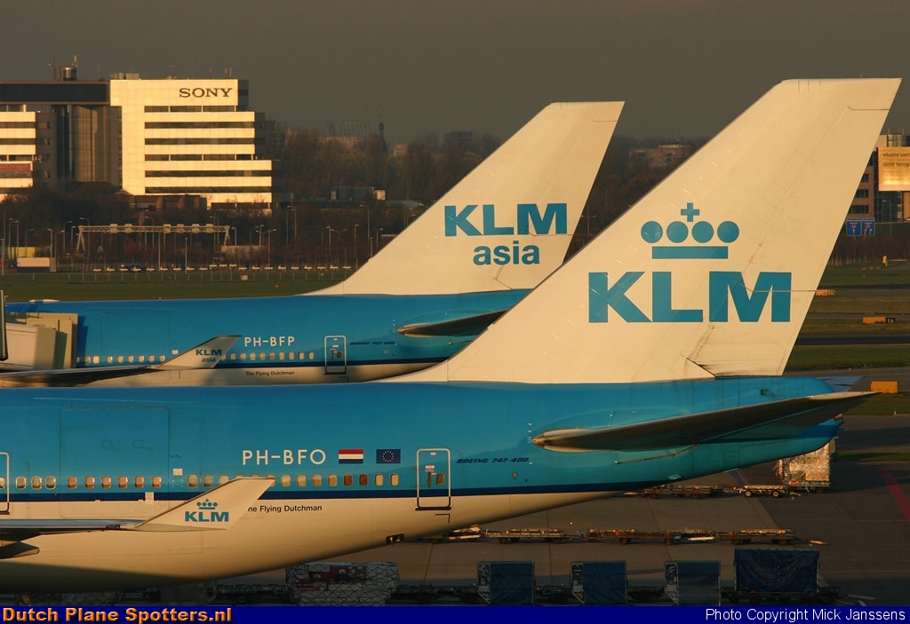 PH-BFO Boeing 747-400 KLM Royal Dutch Airlines by Mick Janssens