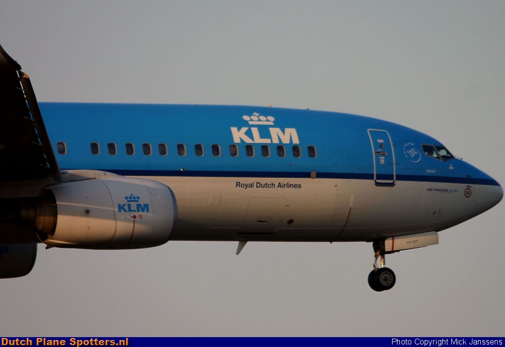PH-BXE Boeing 737-800 KLM Royal Dutch Airlines by Mick Janssens