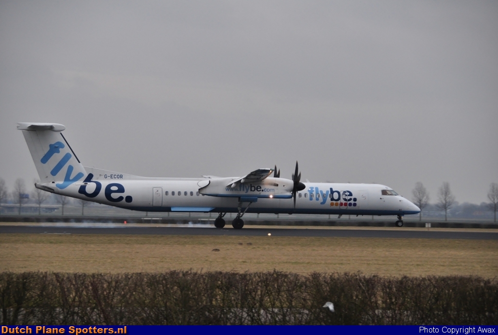 G-ECOR Bombardier Dash 8-Q400 Flybe by Awax