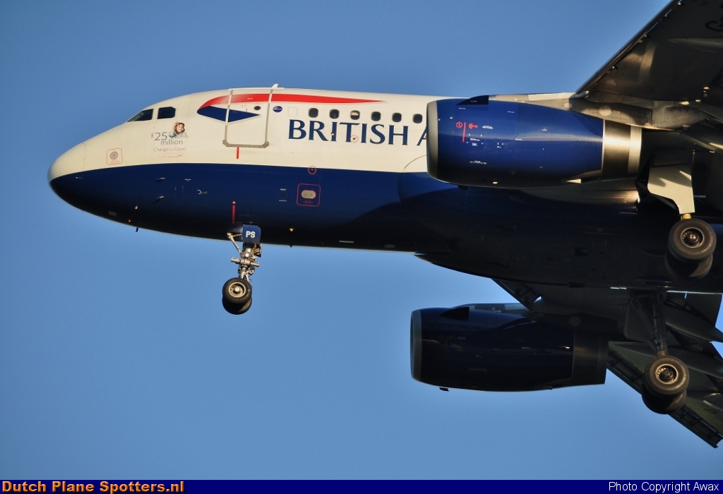 G-EUPS Airbus A319 British Airways by Awax
