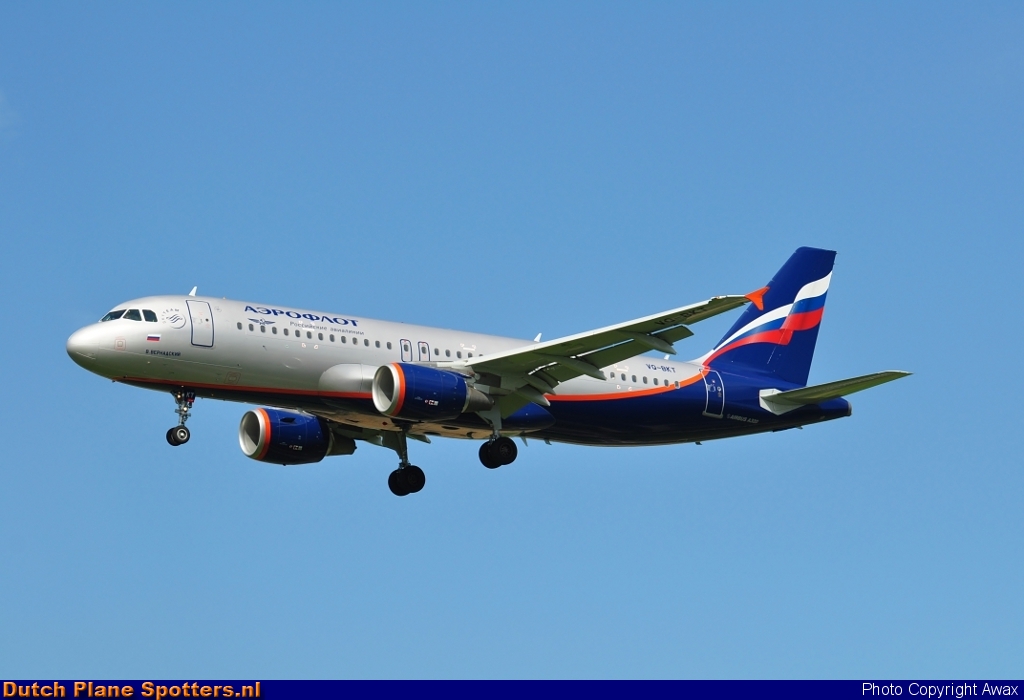VQ-BKT Airbus A320 Aeroflot - Russian Airlines by Awax
