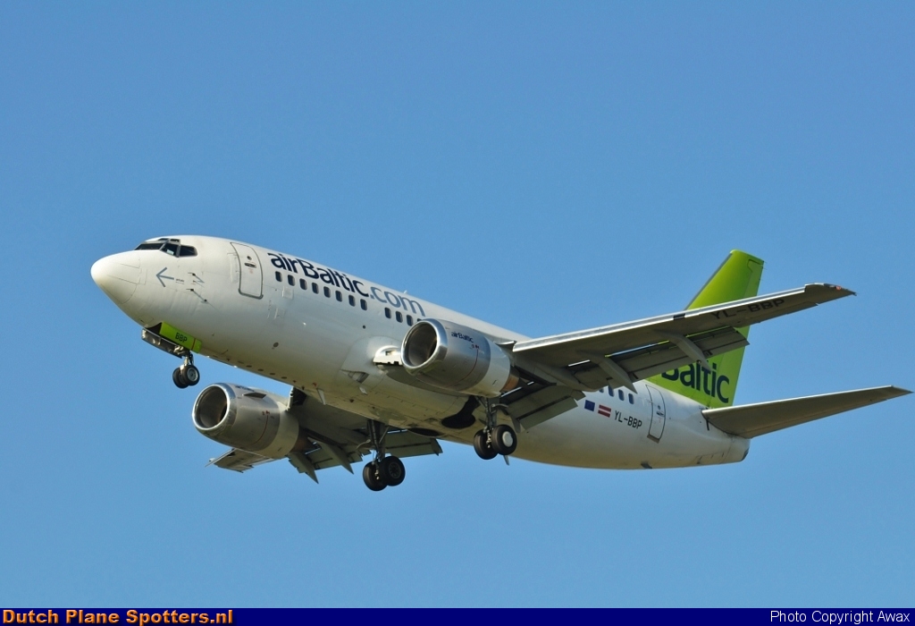 YL-BBP Boeing 737-500 Air Baltic by Awax