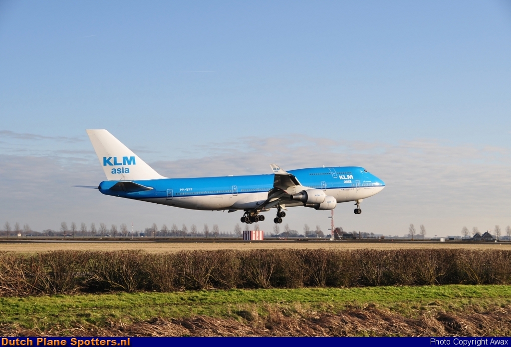PH-BFP Boeing 747-400 KLM Royal Dutch Airlines by Awax