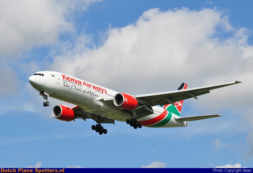 5Y-KYZ Boeing 777-200 Kenya Airways by Awax