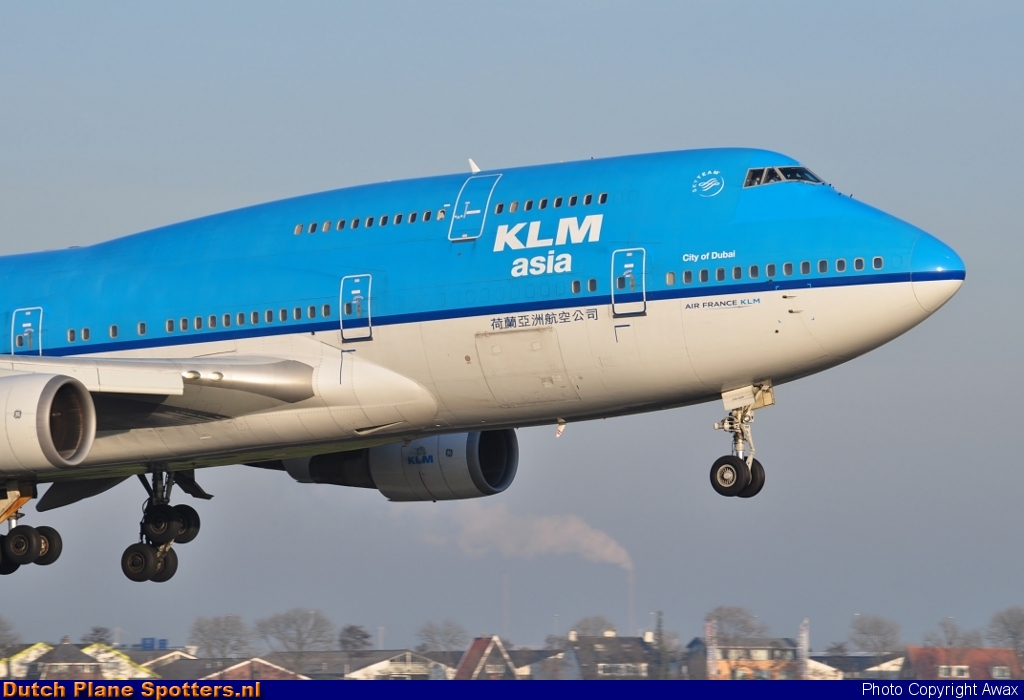 PH-BFD Boeing 747-400 KLM Royal Dutch Airlines by Awax